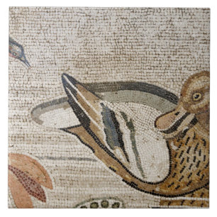 Duck and bird, Nile mosaic, House of the Faun Tegeltje