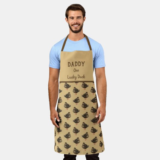 Duck Apron Schort (Gedragen)