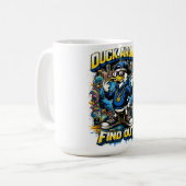 Duck around and find out duck coffee mug (Devant gauche)