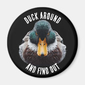 Duck Around en Ontdek Fun Mad Duck Magneet (Voorkant)