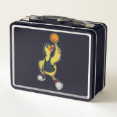 Duck as Baskeball player with Basketball (Achterkant)
