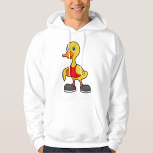 Duck as Basketball player with Basketball Hoodie
