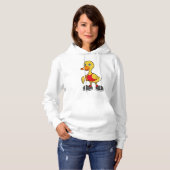 Duck as Basketball player with Basketball Hoodie (Voorkant volledig)