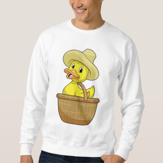 Duck as Farmer with Basket Trui (Voorkant)