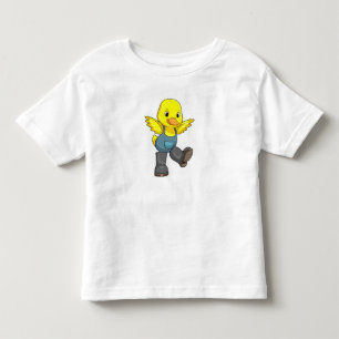 Duck as Farmer with Boots Kinder Shirts