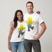 Duck as Farmer with Boots T-shirt (Unisex)
