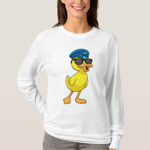 Duck as Pilot met Pilot pet T-shirt