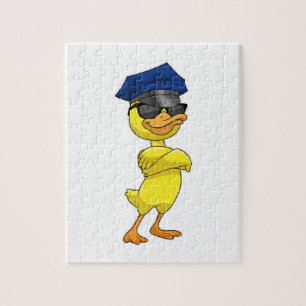 Duck as Police officer with Police cap Legpuzzel