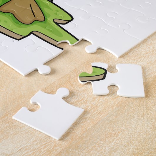 Duck as Teacher with Book Legpuzzel (Zijkant)