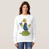 Duck as Teacher with Book Trui (Voorkant volledig)