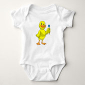 Duck at Darts with Dart Romper (Voorkant)