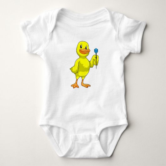 Duck at Darts with Dart Romper (Voorkant)