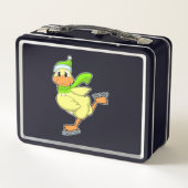 Duck at Ice skating with Ice schaatsen (Achterkant)