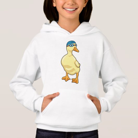 Duck at Swimming with Swimming goggles (Devant)