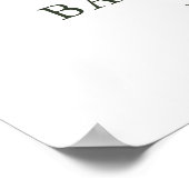 Duck Baby shower Welkomstbord Poster (Hoek)