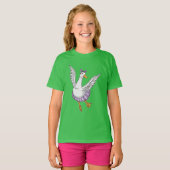 Duck Ballerina Ballet Dance T-shirt (Voorkant volledig)