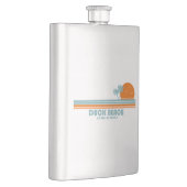 Duck Beach North Carolina Sun Palm Trees Flacon (Rechts)