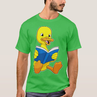 Duck bij Lezen met Boek T-shirt