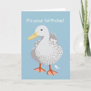 Duck Birthday Card Kaart