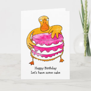 Duck Birthday Kaart