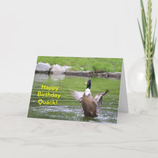 Duck Birthday Kaart