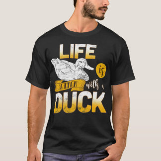 Duck Black labradors beagle T-shirt