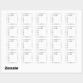 Duck Bullet Journal of Planner Square Sticker (Vel)