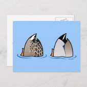 Duck Butts Briefkaart (Voorkant / Achterkant)