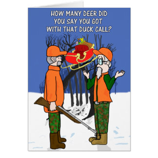 Duck Call Flying Deer Funny Hunter Hunter Hunter