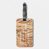 Duck Call Mallard Drake Hunter Bagagelabel (Achterkant verticaal)