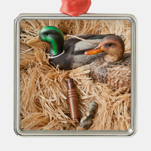 Duck Call Mallard Drake Hunters Ornament