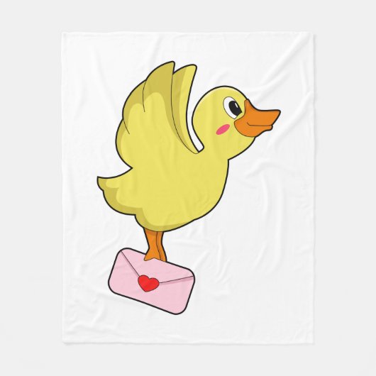 Duck Carrier-duivel Fleece Deken (Voorkant)