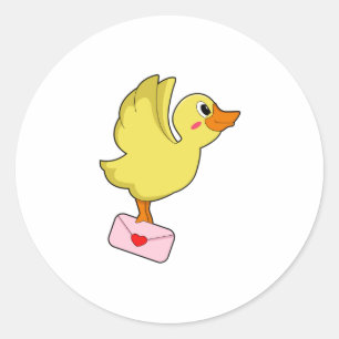 Duck Carrier-duivel Ronde Sticker