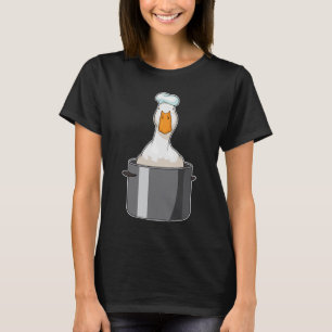 Duck Chef Cooking pot T-shirt