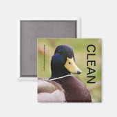 Duck Clean Vuil Vaatwasser Magneet (Voorkant / Achterkant)
