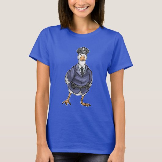 Duck Cop Police hat Police T-shirt (Voorkant)