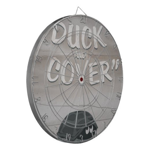 Duck & Cover Dartbord (Voorkant Links)