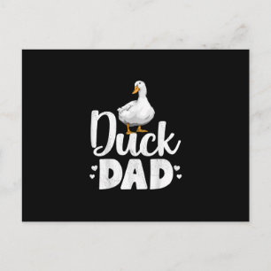 Duck Dad Funny Water Ducklings Farmer Gifts Aankondigingskaart