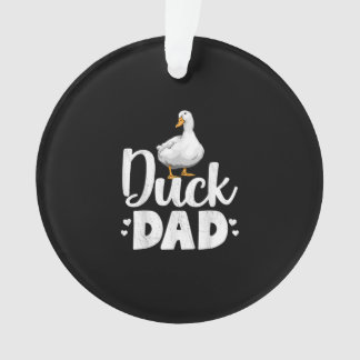 Duck Dad Funny Water Ducklings Farmer Gifts Ornament