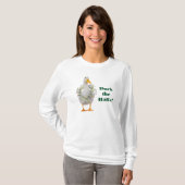 Duck de Halls. White Duck Kerstmis T-shirt (Voorkant volledig)