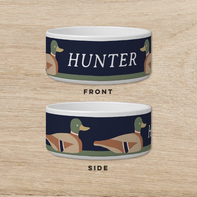 Duck Decoy Navy Dog Kat Pet Voerbakje (Creator heeft geüpload)