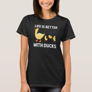 Duck Design for Men Boerderij Ducking Owner Hun T-shirt