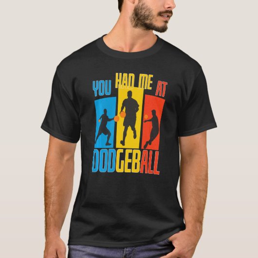 Duck Dip Dive Ball Games Player Dodgeball T-shirt (Voorkant)