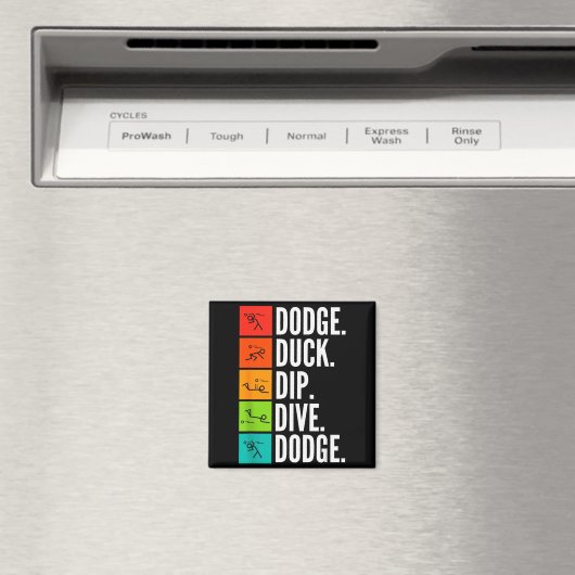 Duck Dip Dive I Ball Games I Funny Dodgeball Magneet (Insitu (Vaatwasser))