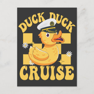 Duck Duck Cruise Grappige Familie Cruising Matchin Feestdagenkaart