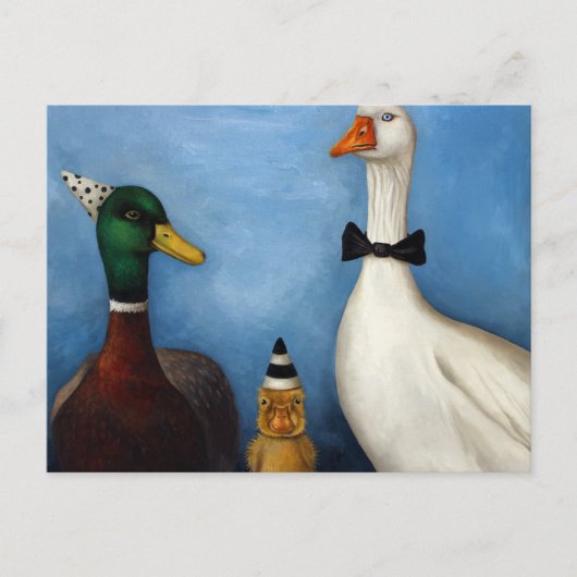Duck Duck Goose Briefkaart (Voorkant)
