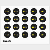 Duck Duck Gray Duck Minnesota Ronde Sticker (Vel)