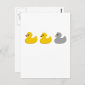 Duck, Duck, Grey Duck T Shirten.png Briefkaart (Voorkant / Achterkant)