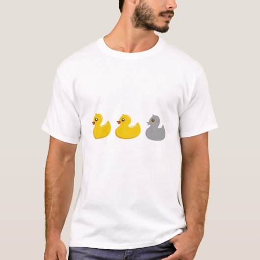 Duck, Duck, Grey Duck T Shirten T-shirt (Voorkant)