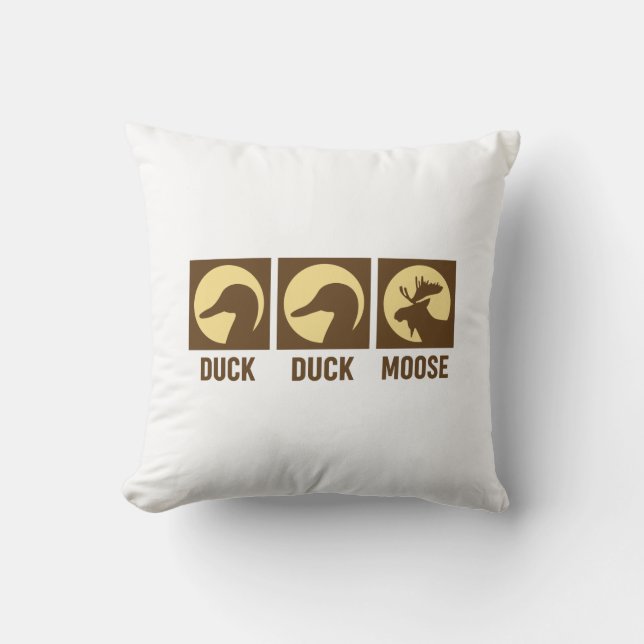 Duck Duck Moose Kussen (Voorkant)